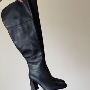 Zara Black Over the Knee Boots